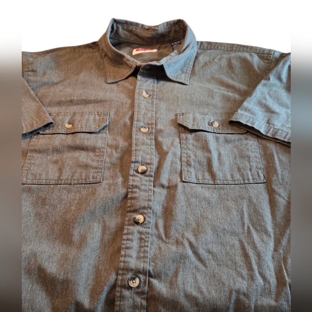 Wrangler Button Up  Short Sleeve Shirt Size XL